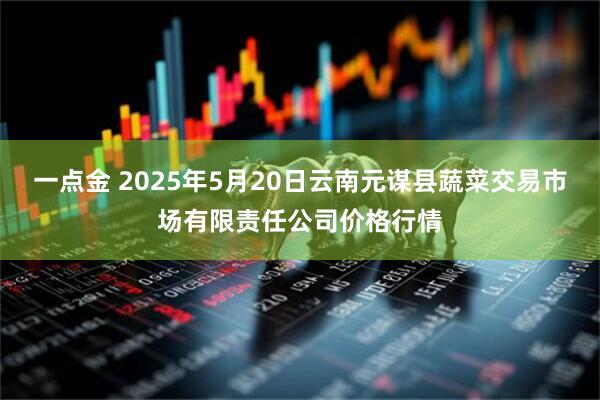 一点金 2025年5月20日云南元谋县蔬菜交易市场有限责任公司价格行情